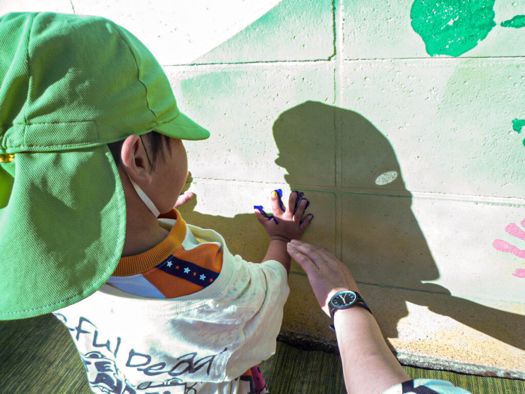 北日野地区自治振興会 きたひのセミナー「壁画制作」