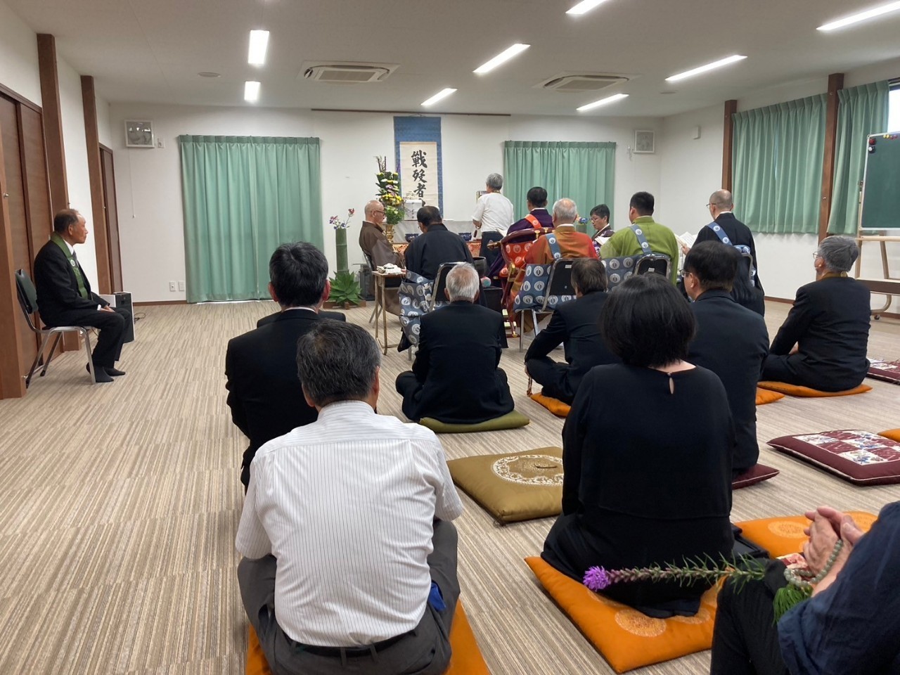 北日野地区自治振興会 慰霊祭