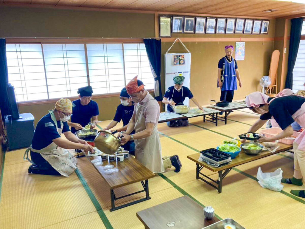 北日野地区自治振興会 男性クッキング教室