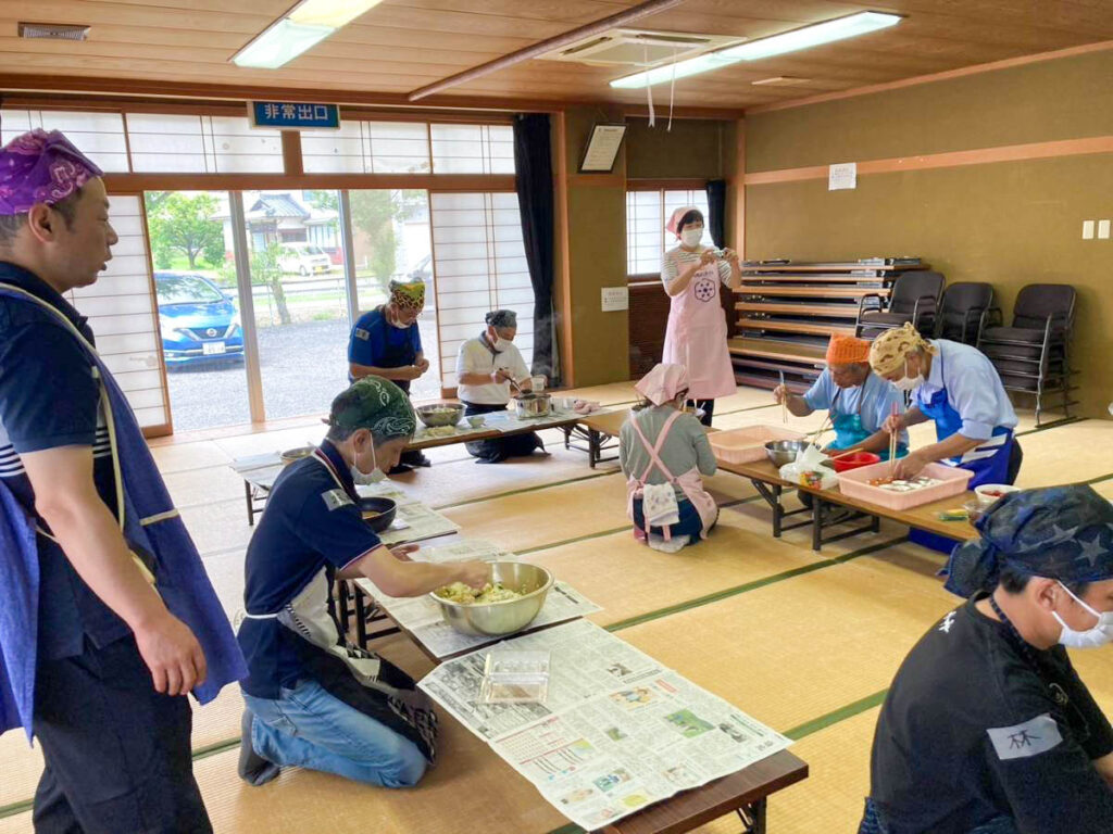 北日野地区自治振興会 男性クッキング教室