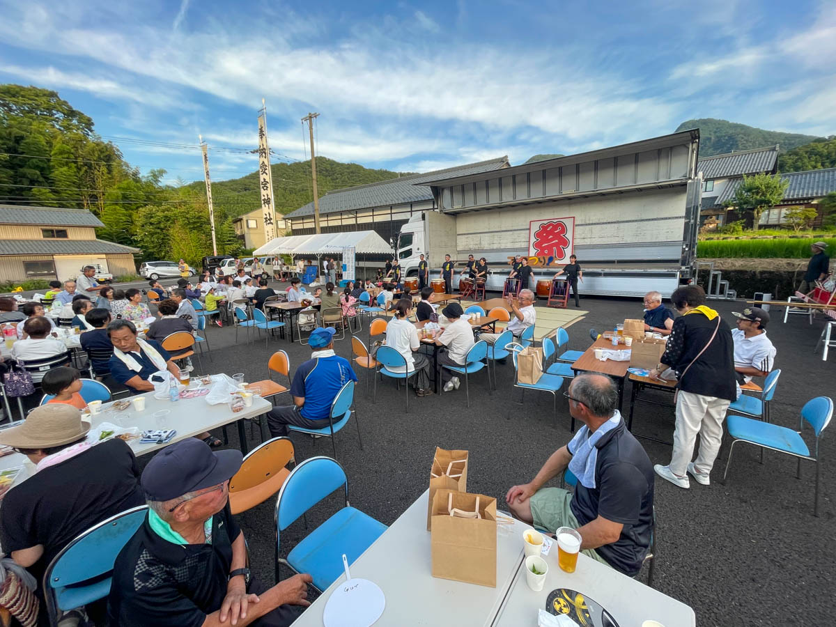 北日野地区自治振興会 平林町 愛宕神社祭り