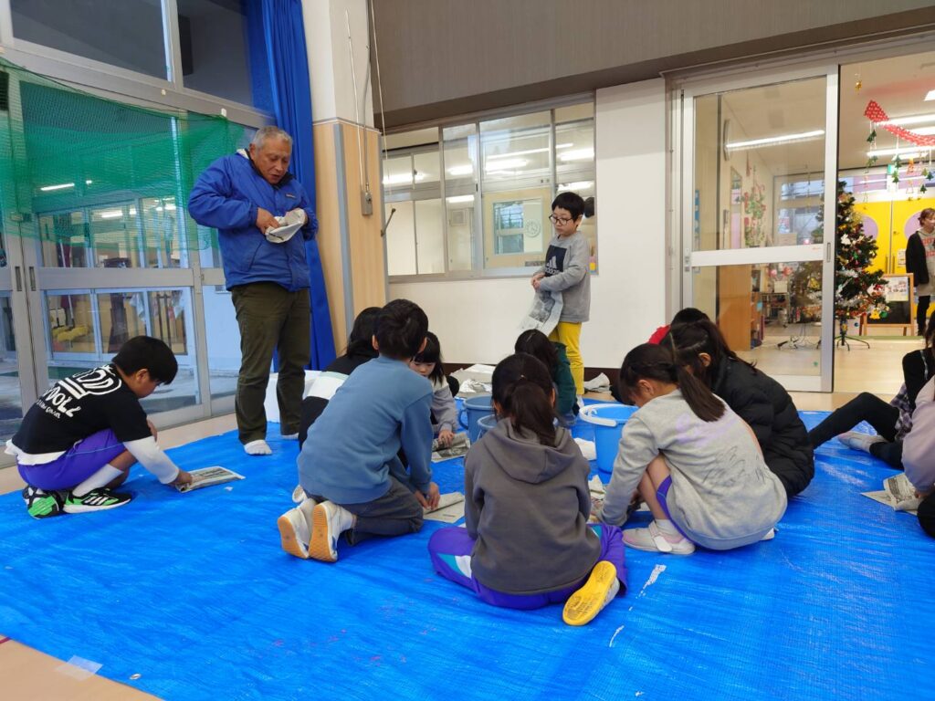 日野地区自治振興会 焼き芋会