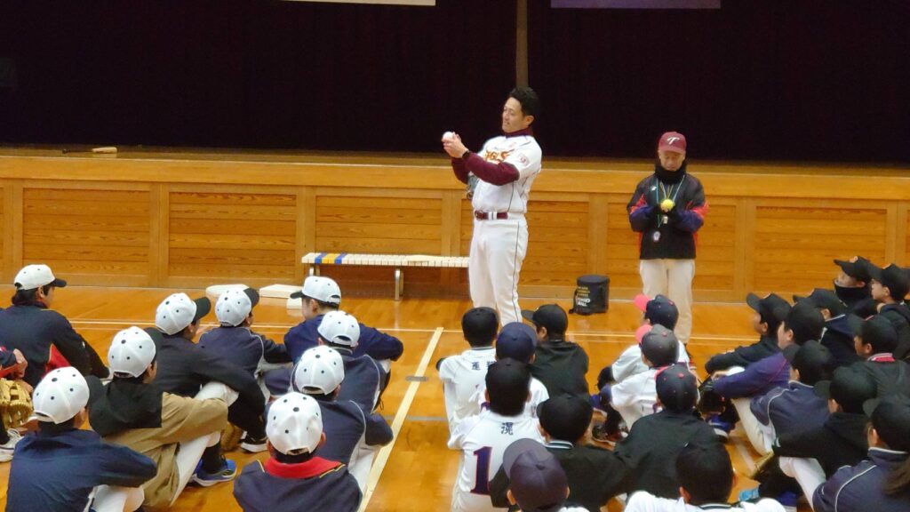 日野地区自治振興会 野球教室