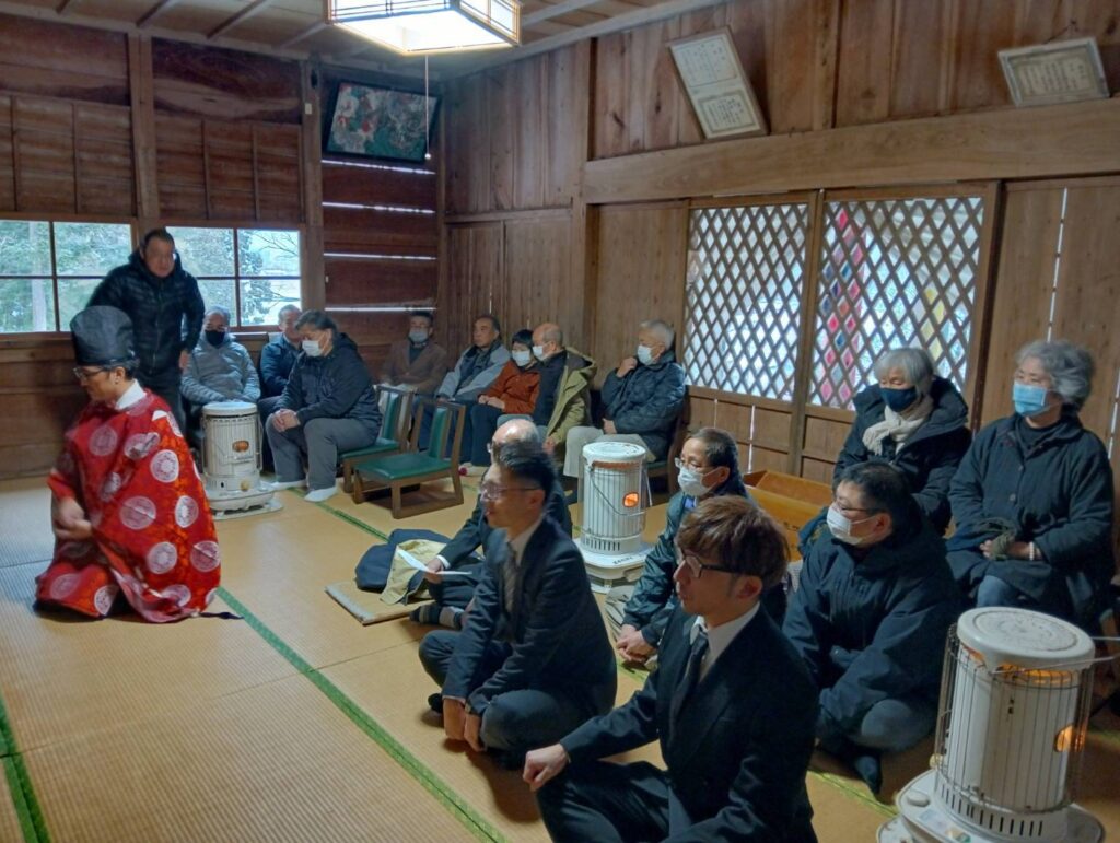 日野地区自治振興会 小野谷町新年祭