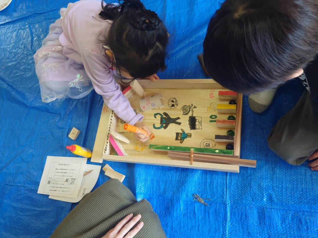 北日野地区自治振興会 スマートボール作り教室
