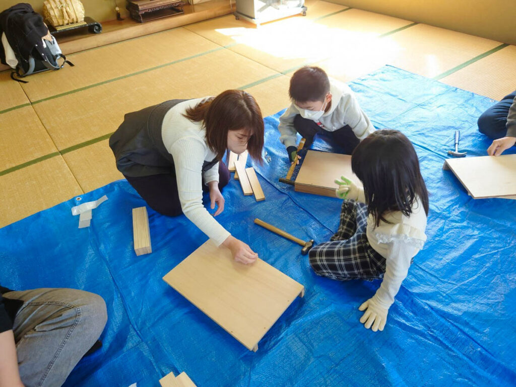 北日野地区自治振興会 スマートボール作り教室