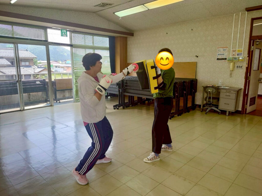 北日野地区自治振興会 enjoy fight体験教室