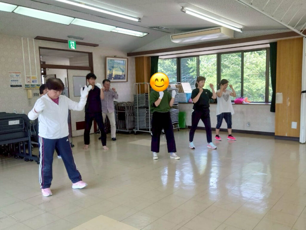 北日野地区自治振興会 enjoy fight体験教室