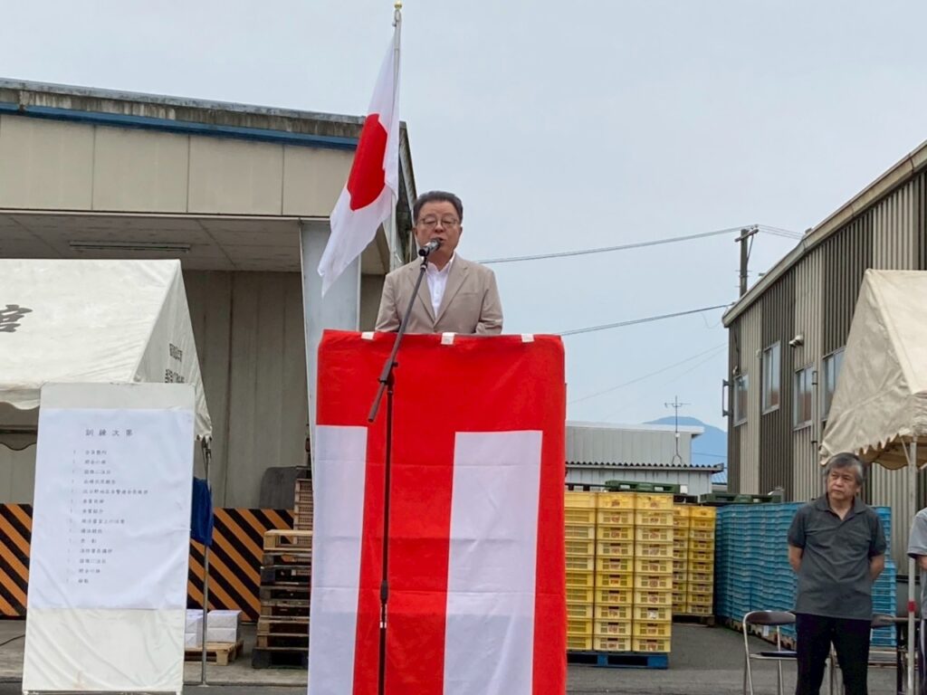 北日野地区自治振興会 自警消防隊操法大会