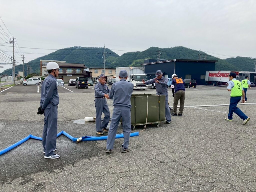 北日野地区自治振興会 自警消防隊操法大会