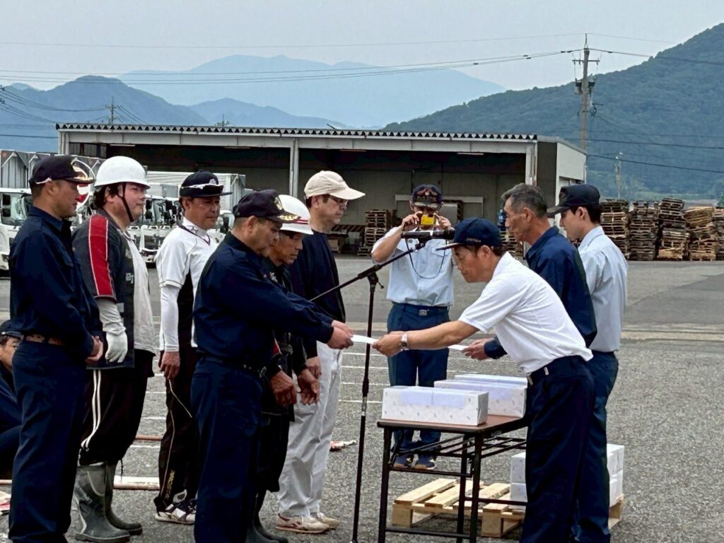 北日野地区自治振興会 自警消防隊操法大会