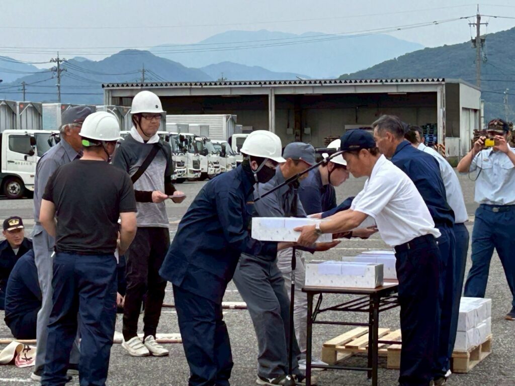 北日野地区自治振興会 自警消防隊操法大会