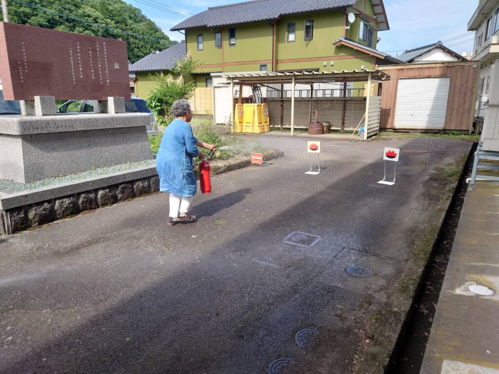 北日野地区自治振興会 避難訓練&消火訓練