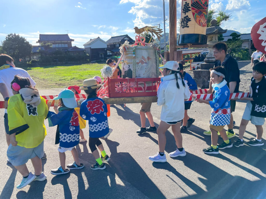北日野地区自治振興会 平林町愛宕神社祭り