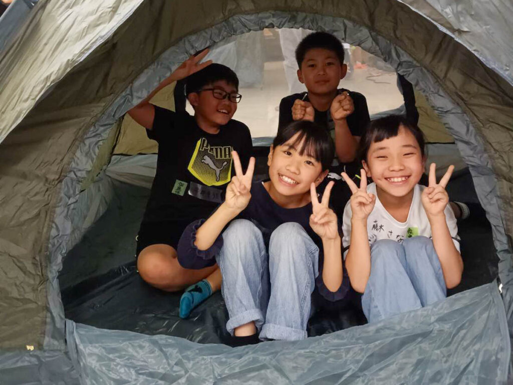 北日野地区自治振興会 北日野地区防災合宿