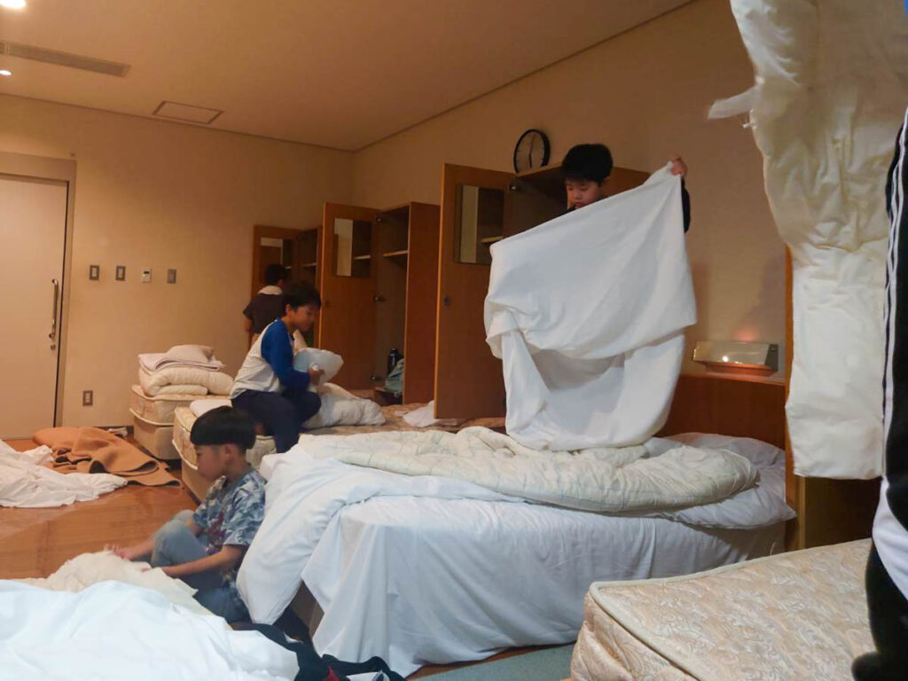 北日野地区自治振興会 北日野地区防災合宿