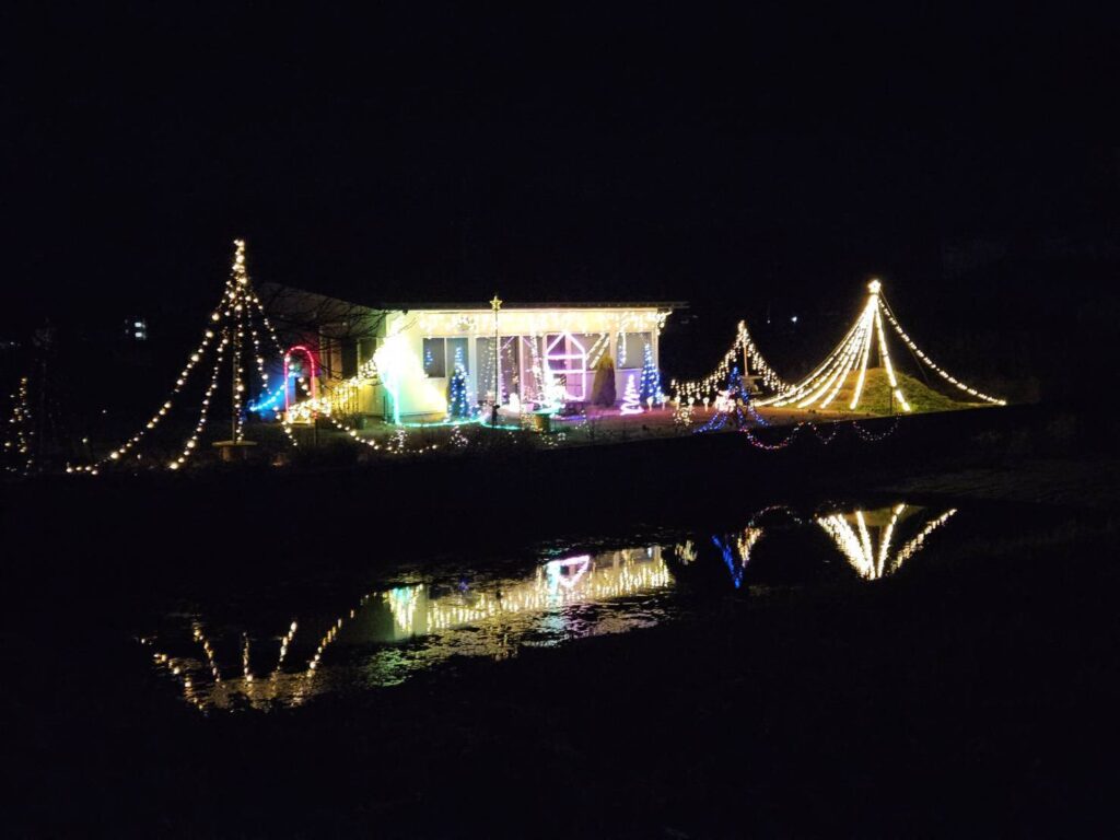 北日野地区自治振興会 クリスマスイルミネーション