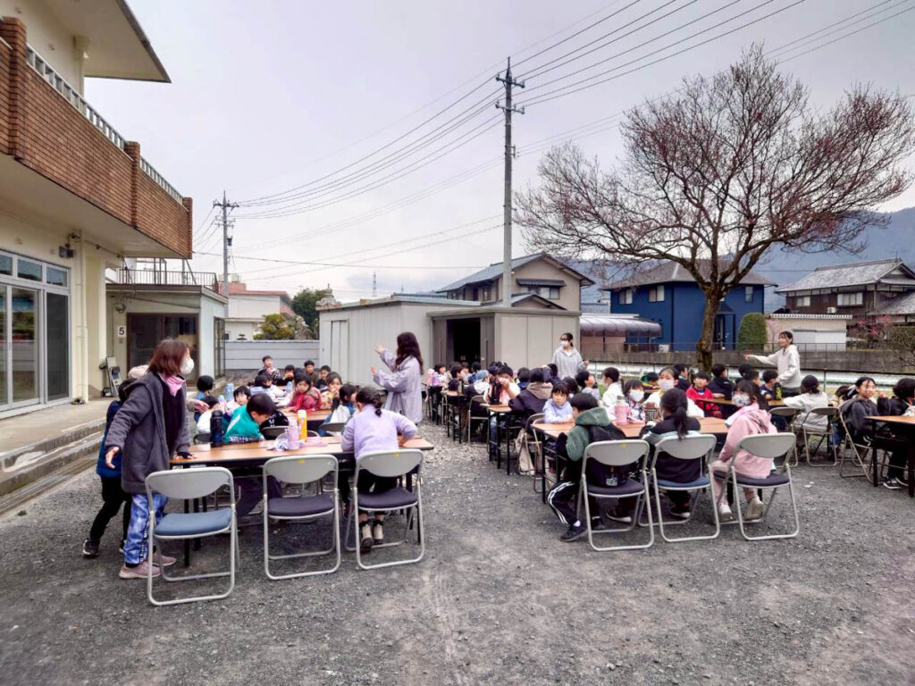 北日野地区自治振興会 放課後子ども教室 ほっこりご飯会