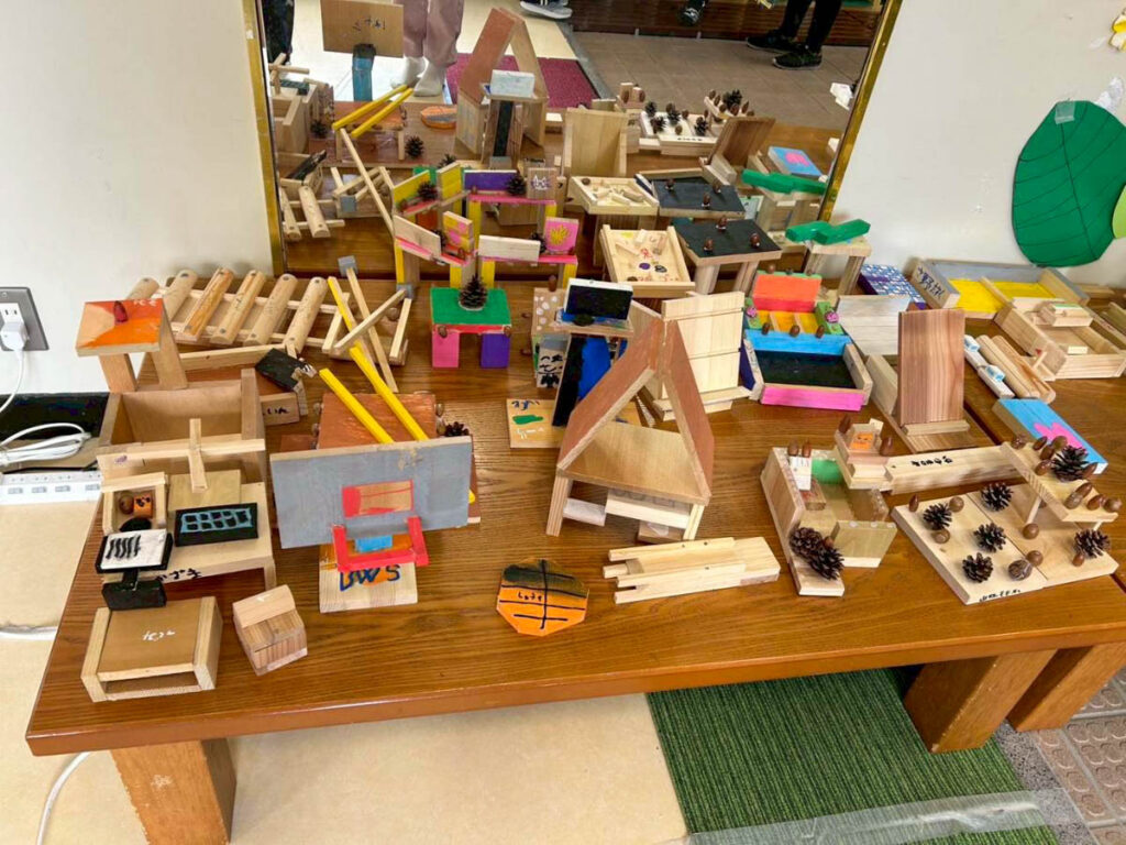 北日野地区自治振興会 放課後子ども教室 木工教室