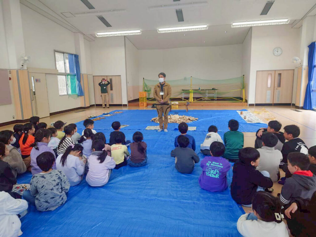 北日野地区自治振興会 放課後子ども教室 木工教室