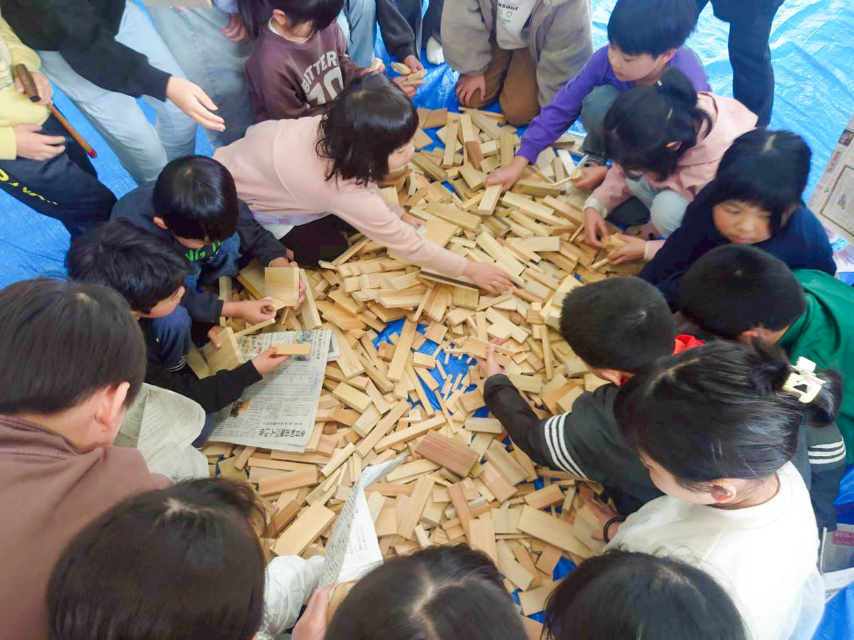 北日野地区自治振興会 放課後子ども教室 木工教室