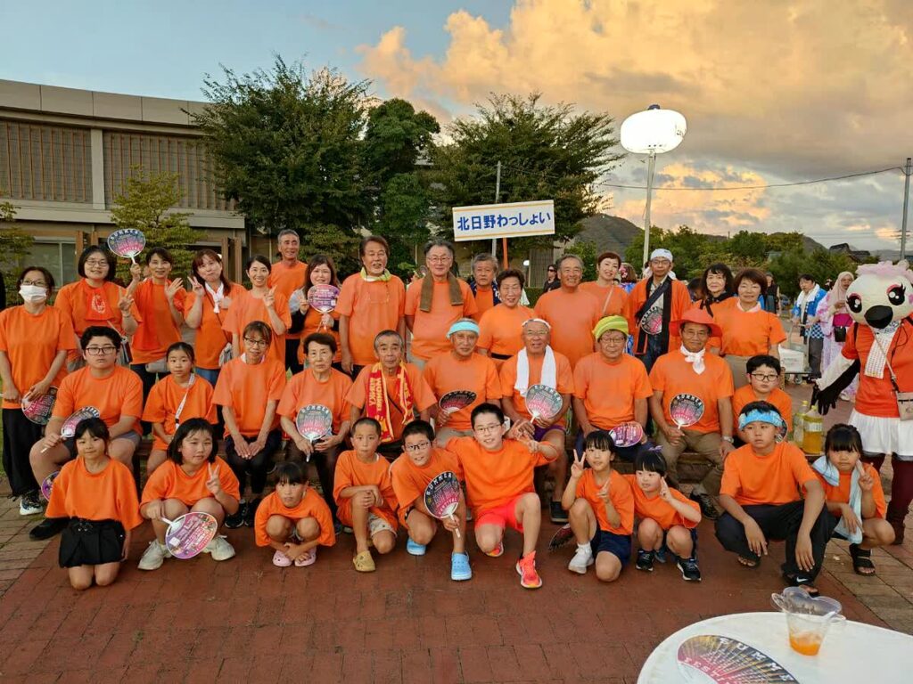北日野自治振興会 越前市サマーフェスティバルのふるさと踊り