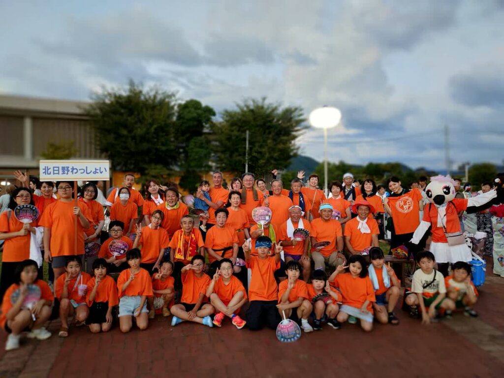 北日野自治振興会 越前市サマーフェスティバルのふるさと踊り