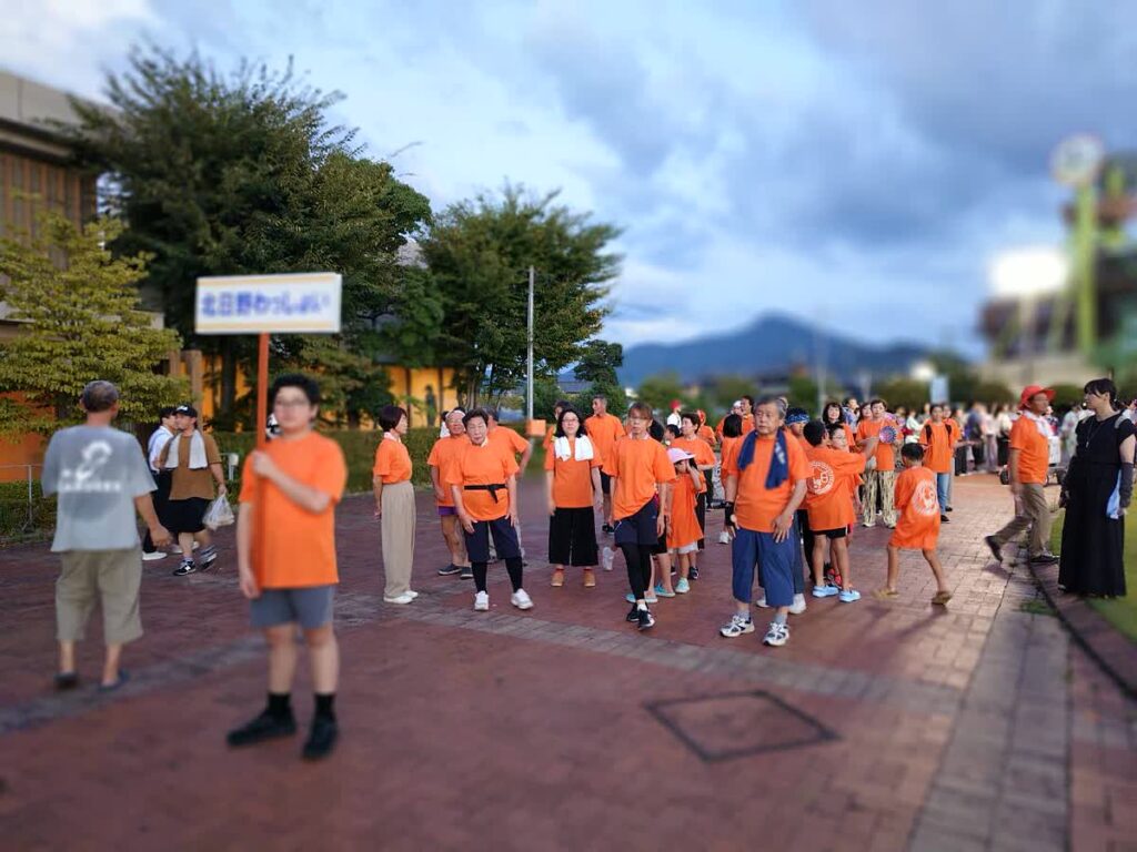 北日野自治振興会 越前市サマーフェスティバルのふるさと踊り