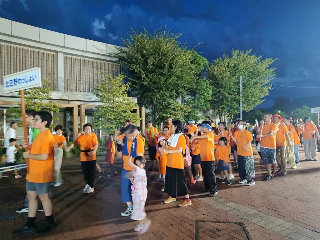 北日野自治振興会 越前市サマーフェスティバルのふるさと踊り