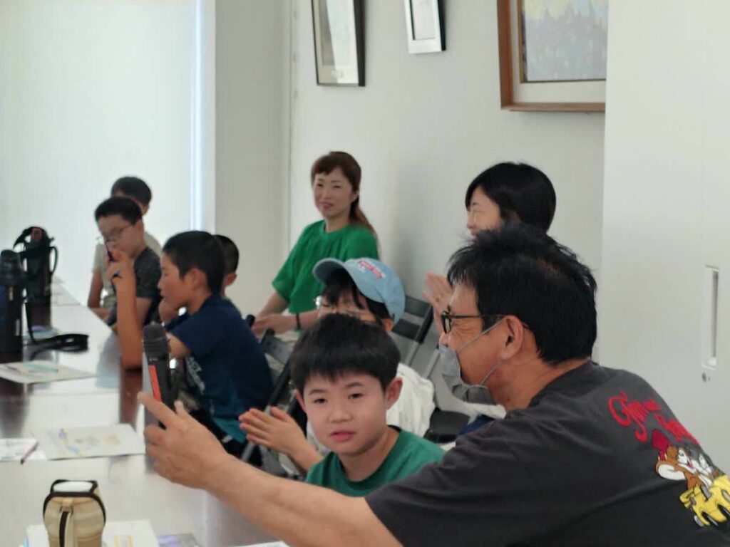 北日野自治振興会 ドローンプログラミング体験会の様子