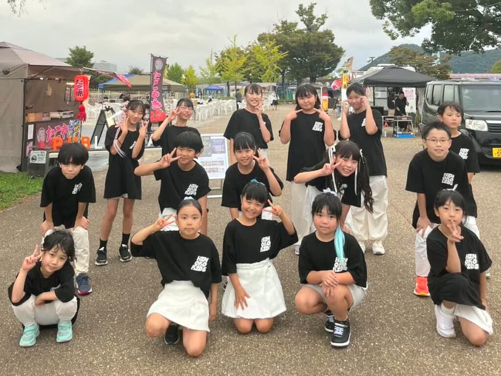 北日野自治振興会 ダンスイベントに参加したひのっこkids