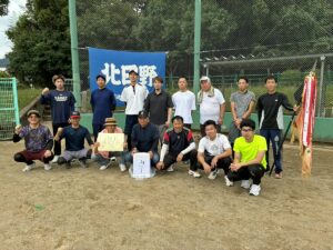 北日野地区自治振興会 地区球技大会 ソフトボール大会優勝チーム